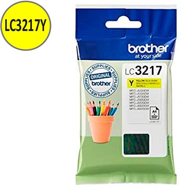 Comprar Cartucho original Brother LC3217Y Amarillo