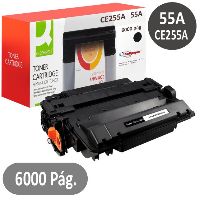 Comprar Compatible HP 55A - CE255A Negro 6000 páginas