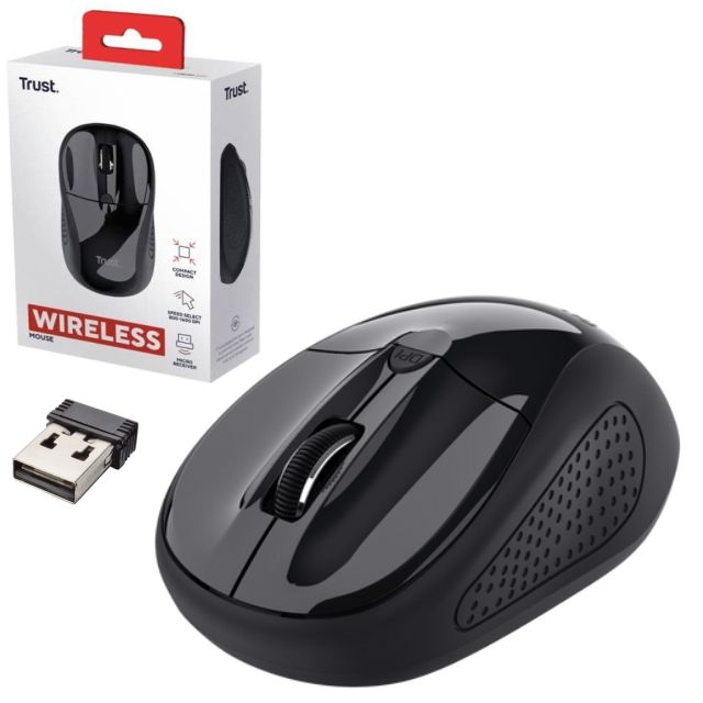 Comprar Ratón Trust Basic óptico Inalambrico, sin cables Eco