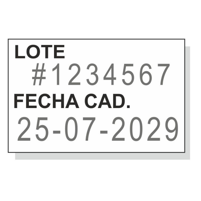 apli 101950 etiquetas lote fecha caducidad