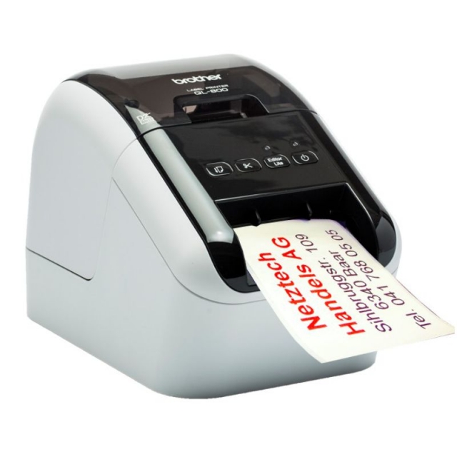 Comprar Brother QL-800 Impresora etiquetas en color rojo y negro