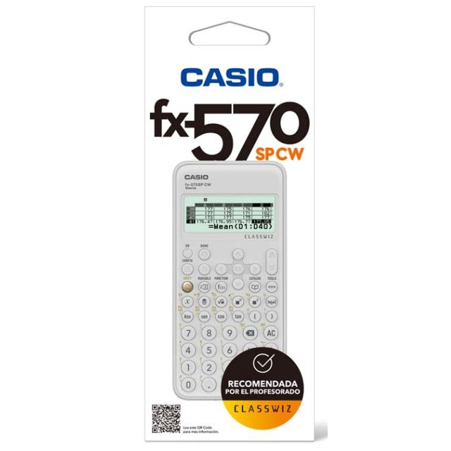 caja calculadora casio fx 570spcw iberia