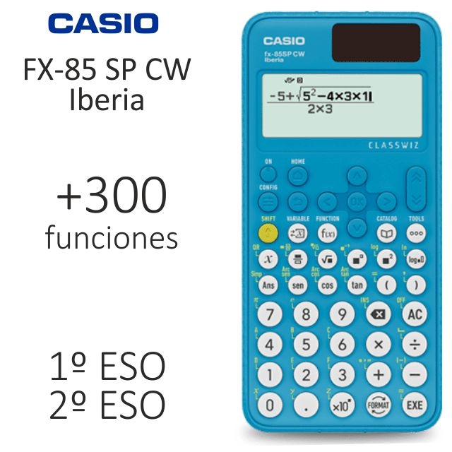 calculadora casio fx85 sp cw classwiz iberia