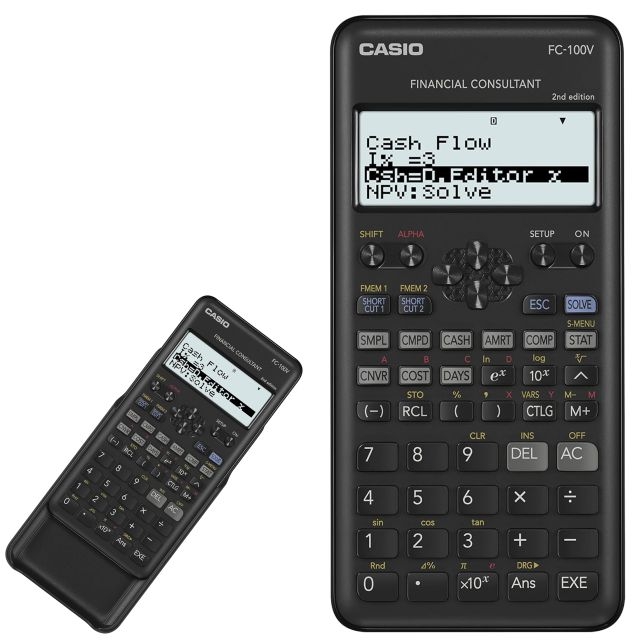 Comprar Casio FC-100V, 2nd Edition, calculadora financiera científ.