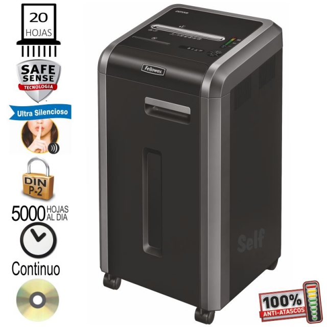 Comprar destructora 225i - 20 hojas en tiras - USO CONTINUO