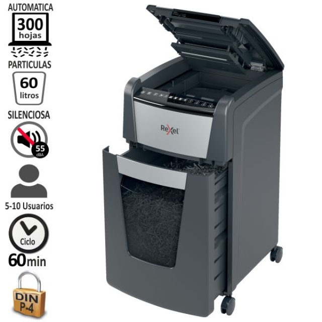 Comprar Rexel Optimum Auto+ 300X, Destructora de papel automática