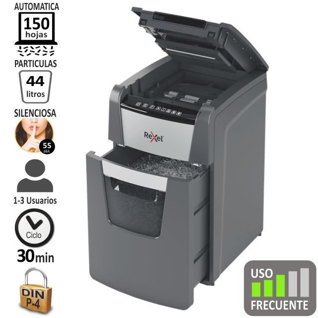 Comprar Destructora Rexel Optimum Auto+ 150X automática