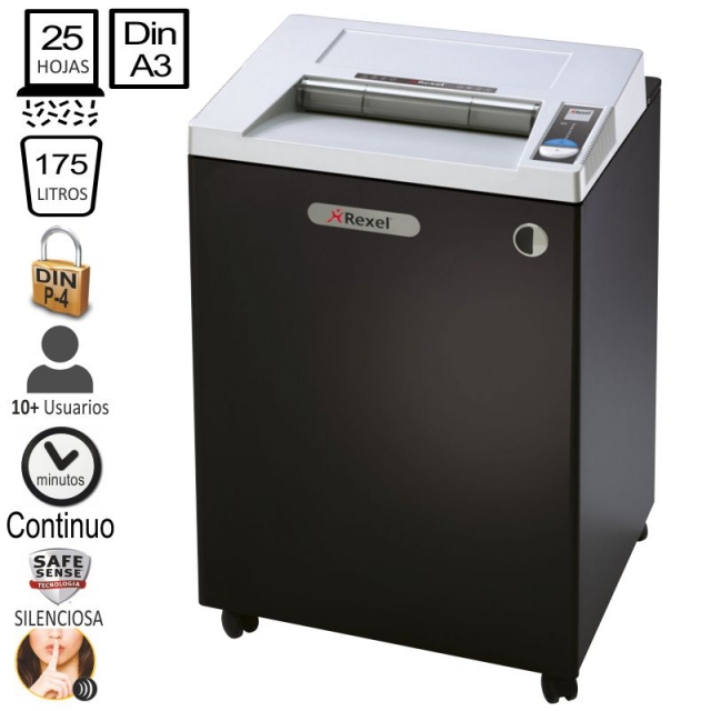 Comprar Destructora Rexel RLWX25 Din A3 doble folio departamental