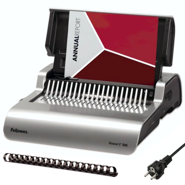 Fellowes QuasarE 500, Encuadernadora eléctrica canutillo