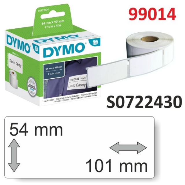Comprar Etiquetas Dymo 101x54 mm 220 U 1 Rollo 99014