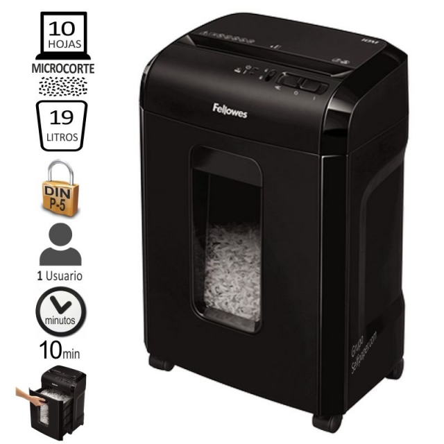 Comprar Fellowes 10M, Destructora de papel, micropartículas, P-5