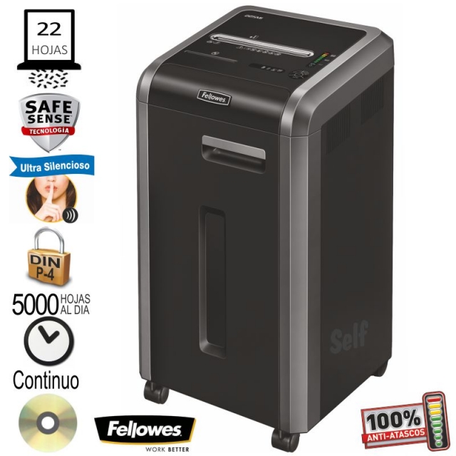 fellowes 225ci destructora de papel departamental