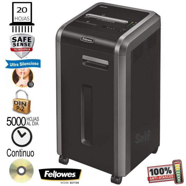 fellowes 225i destructora papel departamental