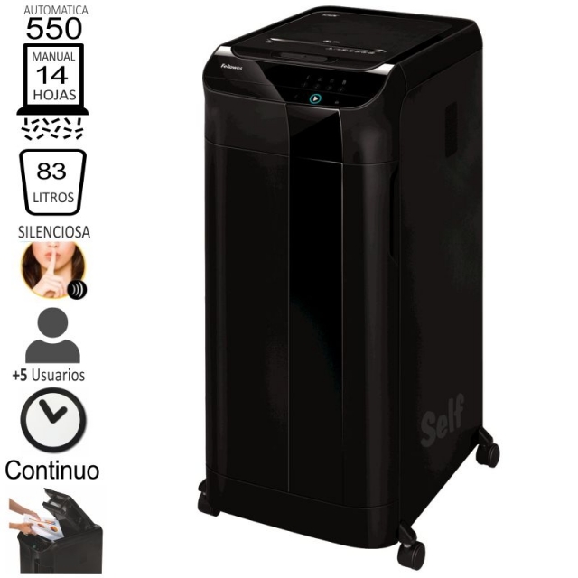 Comprar Fellowes Automax Tm 550C, Destructora automática