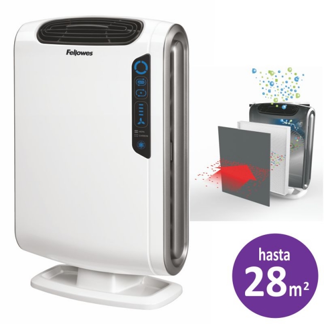 fellowes dx55 purificador de aire aera max 28 m2