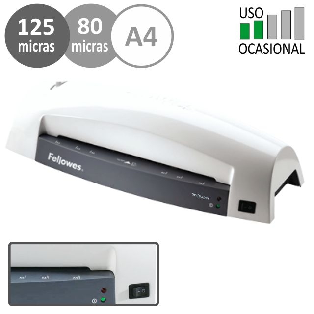 fellowes lunar a4 plastificadora 80 micras 5715601