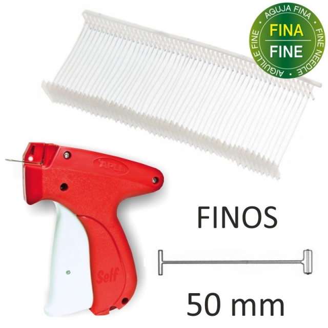 Navetes 50mm para pistola etiquetadora textil,