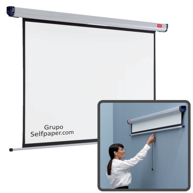 Comprar Pantalla para proyeccion pared enrollable Nobo 2000x1513mm