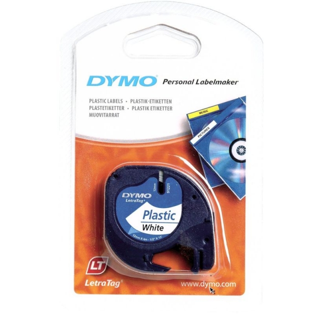 recambio dymo letratag 91201