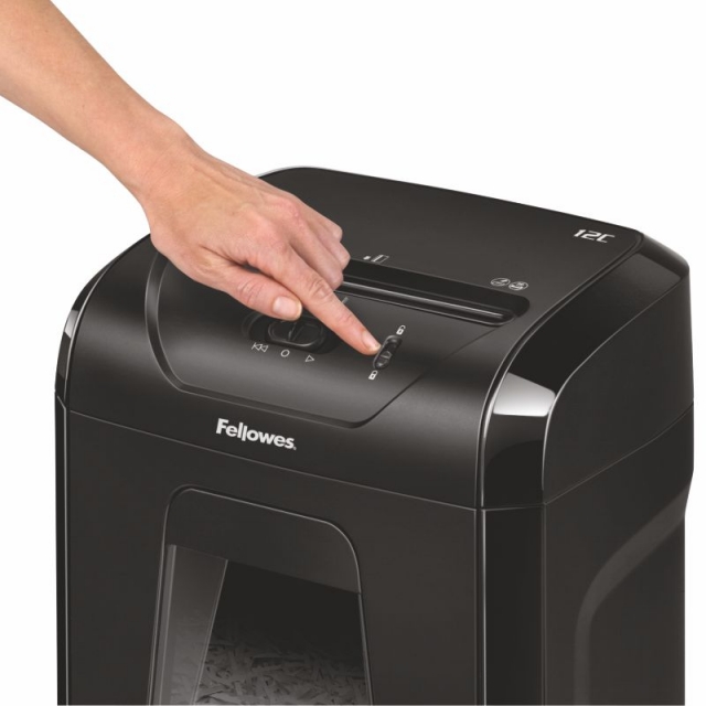 trituradora de papel fellowes 12c particulas