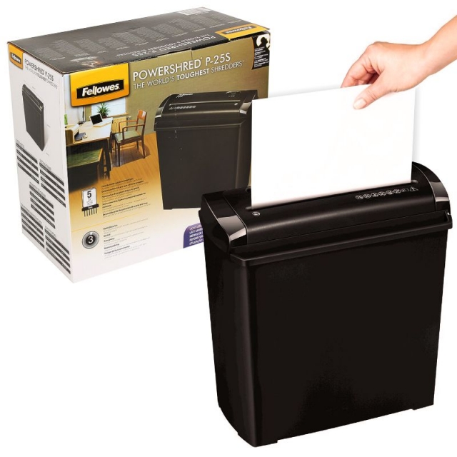 trituradora papel fellowes p 25s economica