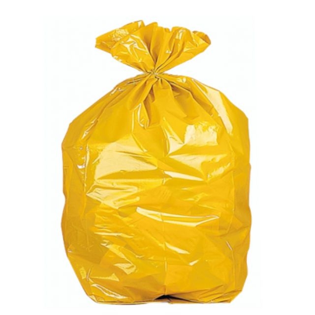 bolsa basura amarilla domestica autocierre