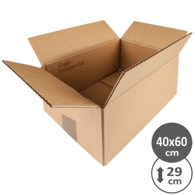 Primitivo foso defensa Cajas de cartón para montar, para embalar 40x60 x 29 cms, Selfpaper.com.
