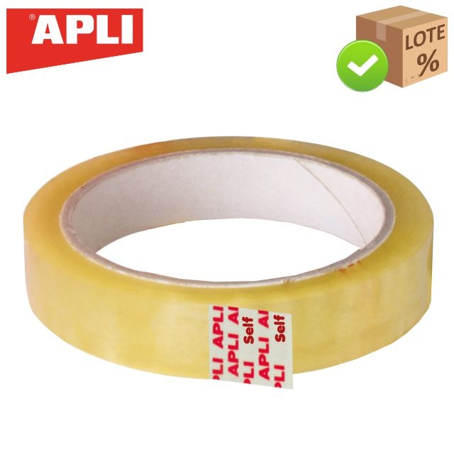 celo cinta adhesiva apli 66mts 19 mm transparente