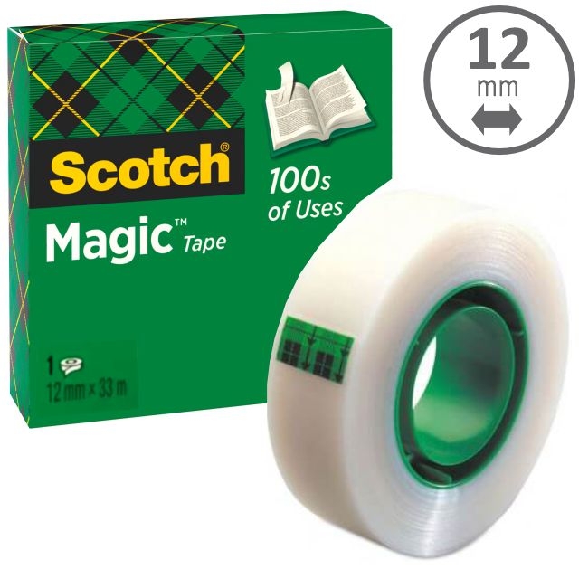 Comprar Cinta adhesiva invisible celo Scotch Magic 3M 810 33mx12mm