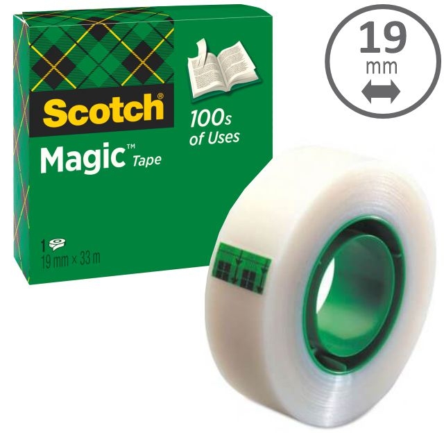Comprar Cinta adhesiva invisible Scotch Magic 810 33 mts x 19mm