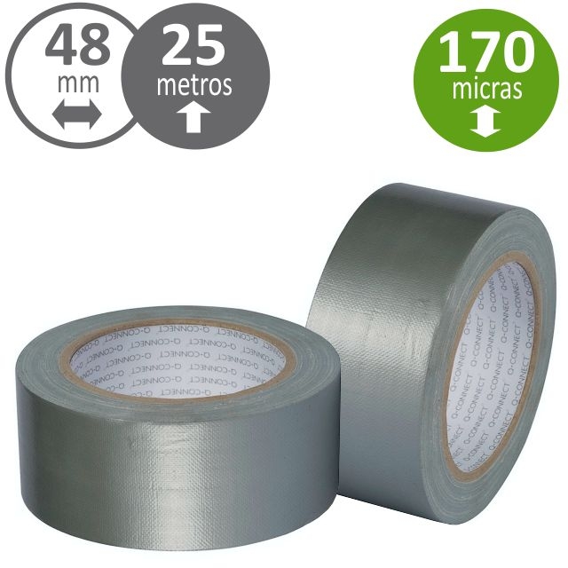 HEAVY DUTY marca VELCRO® Cinta Adhesiva Extra Fuerte (Caja de 25 mt. de  cierre x 50 mm. blanco)