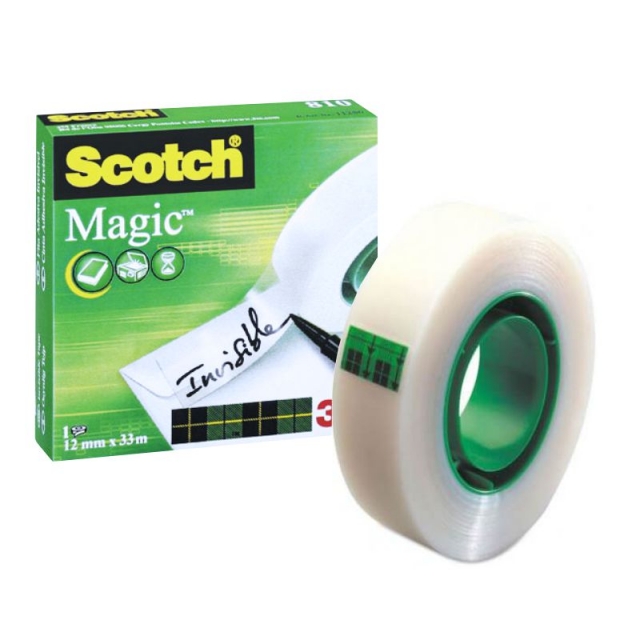 cinta scotch magic invisible 810 12x33