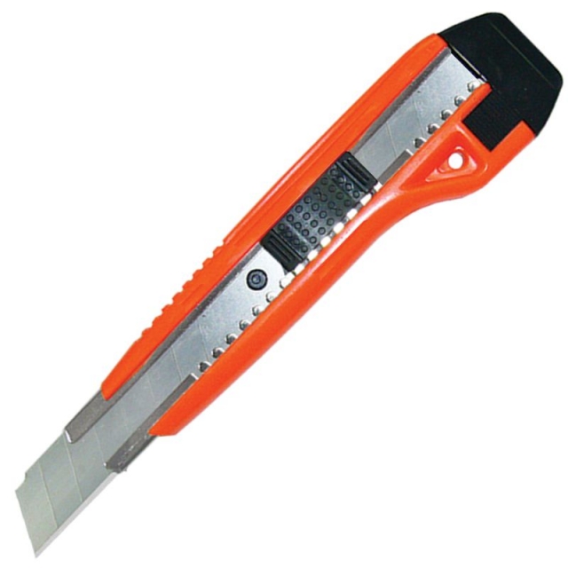 Comprar Cúter plástico Guia metálica 18mm - cutter 18 mm