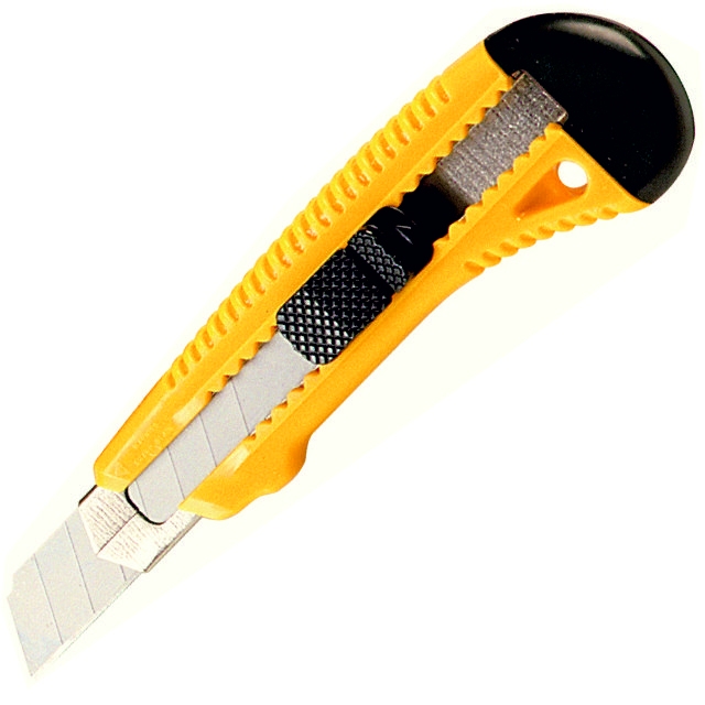 Comprar Cúter plástico guía metálica 18 mm ancho, cutter