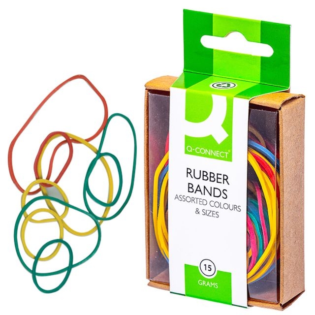 Comprar Gomillas, gomas elásticas de colores, Caja de 15 Grs