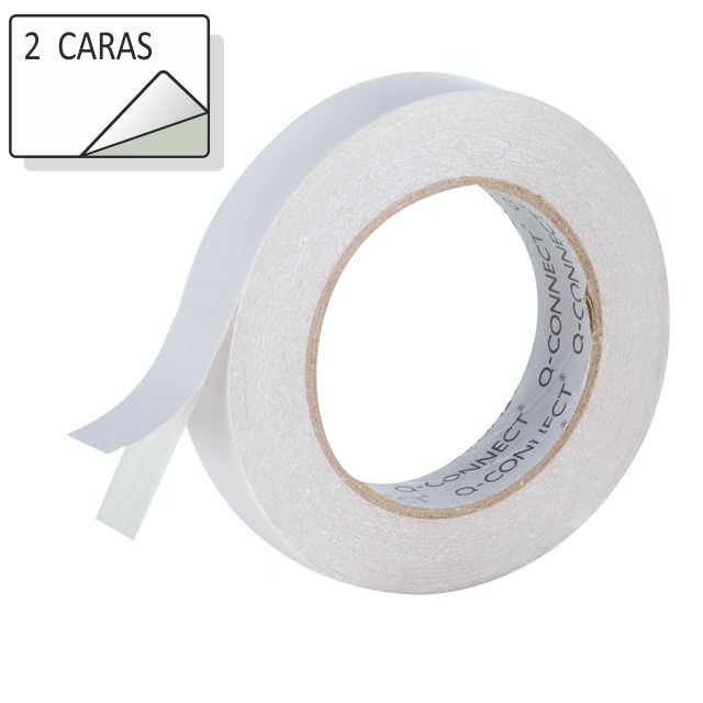 Rollo cinta adhesiva, celo doble cara 25 mm x 33 metros