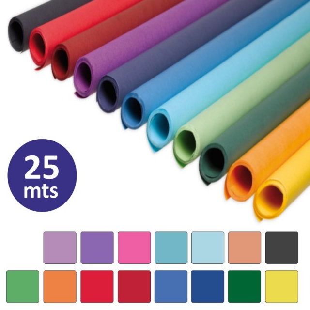 Comprar Rollo Papel Continuo de colores Kraft 25 metros x 1 metro