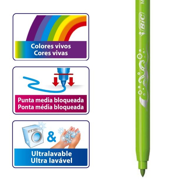 bic kids 12 rotuladores lavables 9246623