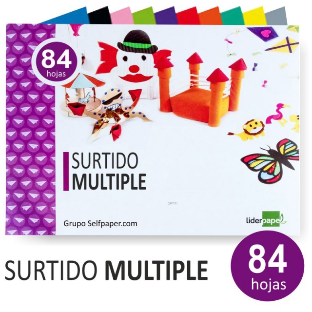Comprar Block de Manualidades Multiple - papeles surtidos Liderpapel