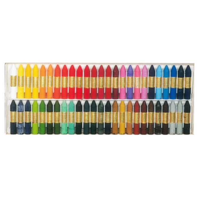 Manley caja 50 colores, Ceras blandas MNC00088