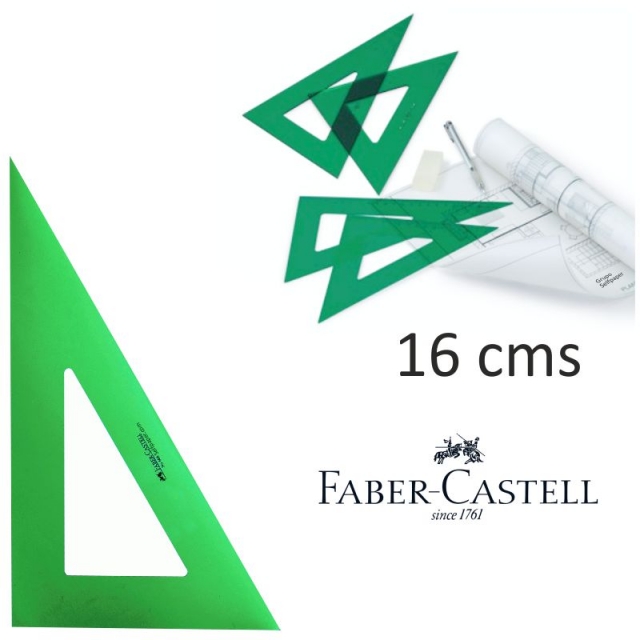 Comprar Cartabon Faber Castell 16 Cms. técnico, verde, sin graduar