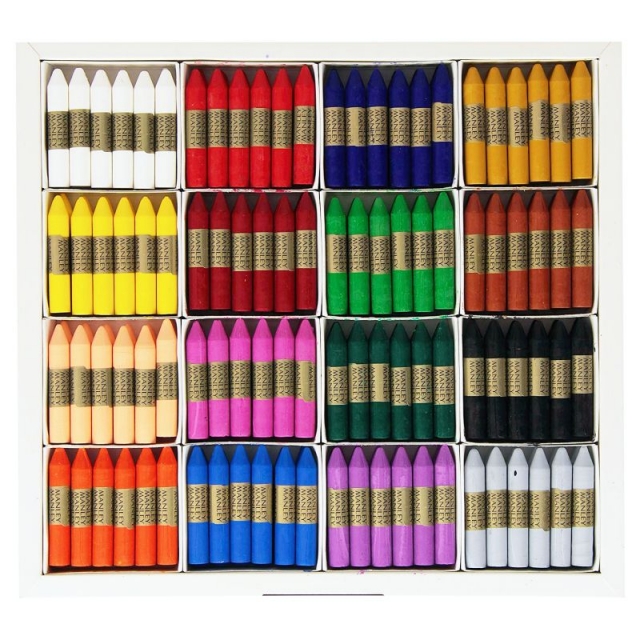 Manley Ceras 6 Unidades | Ceras de Colores Profesionales | Estuche de Ceras  Blandas de Trazo Suave | Pueden Mezclarse los Colores | Colores Surtidos