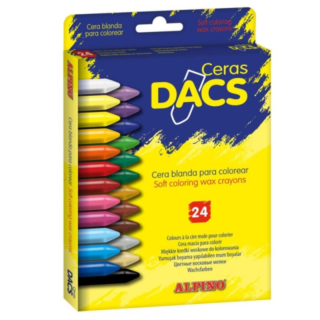 ceras blandas dacs, de 24 colores