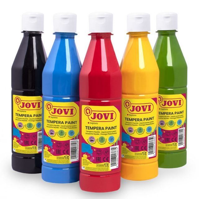 colores temperas jovi escolares botellas 500