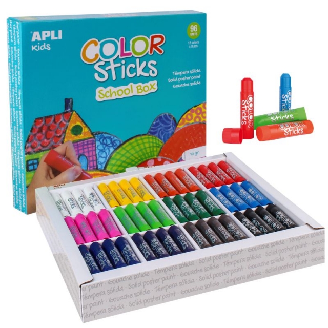 colorstick apli classbox 96 temperas solidas 14850