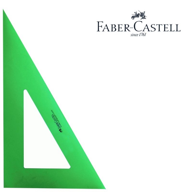detalle cartabon faber castell 25 cms verde