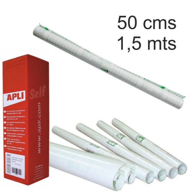 Comprar Forro Libros adhesivo - plastico transparente 50 cms x 1,5 m