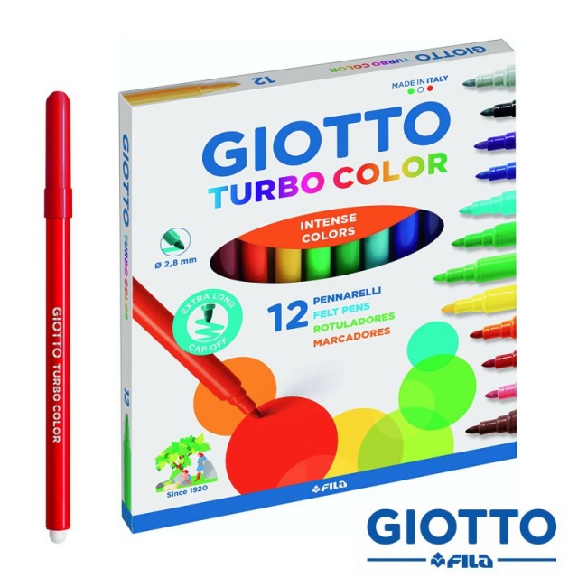 giotto turbo color caja 12 rotuladores surtidos