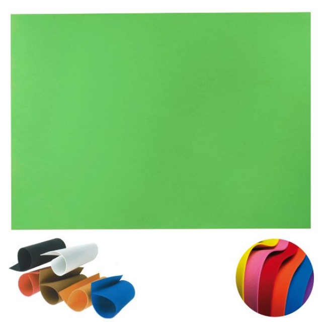 Comprar Goma eva foamy hojas grandes color verde claro