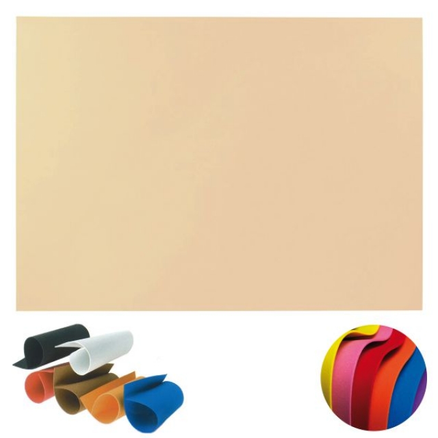 Comprar Hojas grandes goma eva foamy color Piel claro, crema